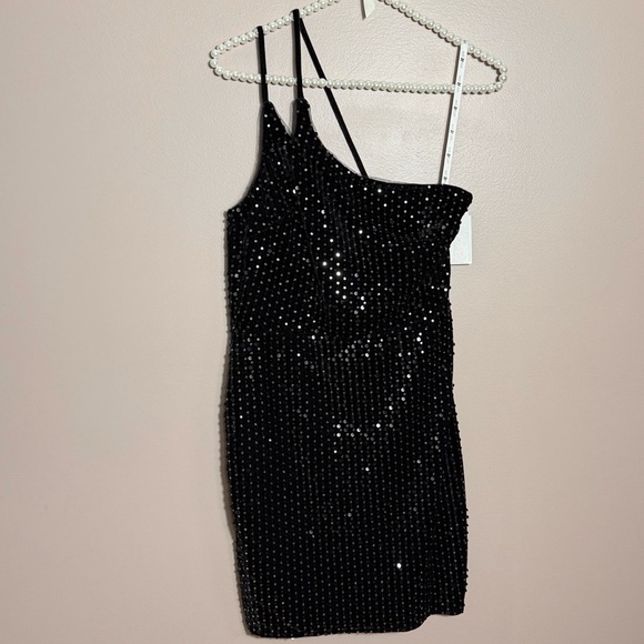 David’s Bridal Sequin Mini Dress - Picture 2 of 8